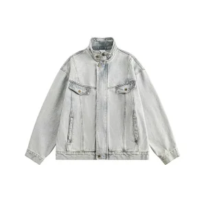 Áo Khoác Denim Xanh Nhạt